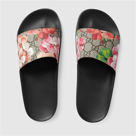 gucci bloom slides harrods|Gucci Bloom slides cheap.